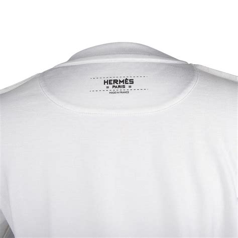 hermes white tee